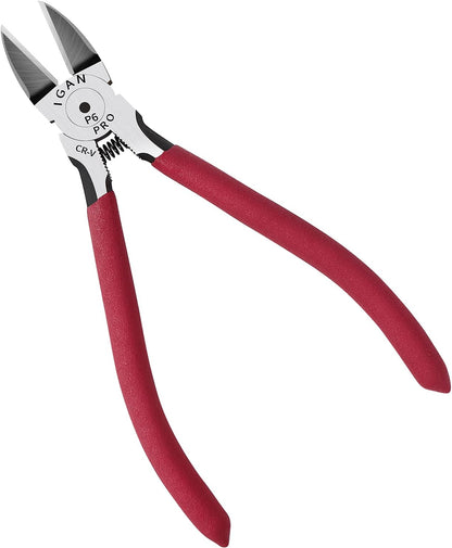 P6 6-inch Ultra Sharp & Powerful Side Cutter Clippers with Longer Flush Cutting Edge, Ideal Wire Snips for Crafting, Floral, Electrical & Any Clean Cut Needs