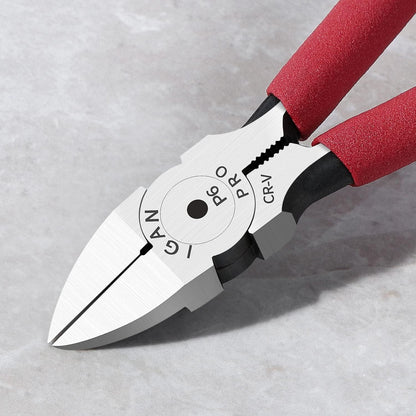 P6 6-inch Ultra Sharp & Powerful Side Cutter Clippers with Longer Flush Cutting Edge, Ideal Wire Snips for Crafting, Floral, Electrical & Any Clean Cut Needs