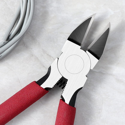 P6 6-inch Ultra Sharp & Powerful Side Cutter Clippers with Longer Flush Cutting Edge, Ideal Wire Snips for Crafting, Floral, Electrical & Any Clean Cut Needs