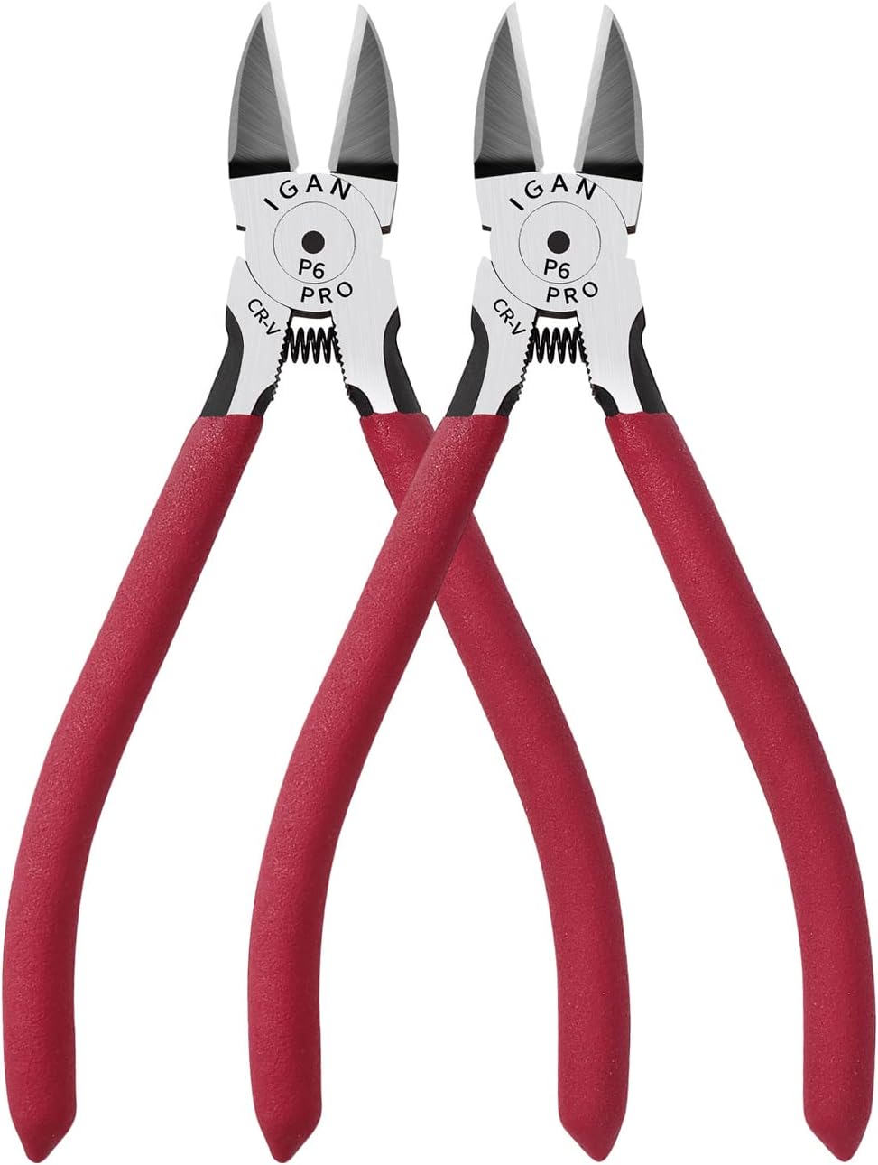 P6 6-inch Ultra Sharp & Powerful Side Cutter Clippers with Longer Flush Cutting Edge, Ideal Wire Snips for Crafting, Floral, Electrical & Any Clean Cut Needs