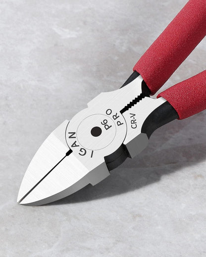 P6 6-inch Ultra Sharp & Powerful Side Cutter Clippers with Longer Flush Cutting Edge, Ideal Wire Snips for Crafting, Floral, Electrical & Any Clean Cut Needs