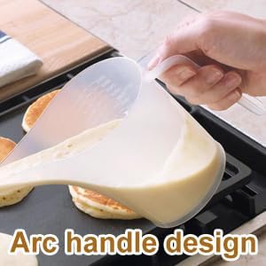 Funnel Pitcher, Food Grade Material Measuring Cup with Long Spout Large Capacity Easy Pour Cup for Bakeware Oils Watering Plants