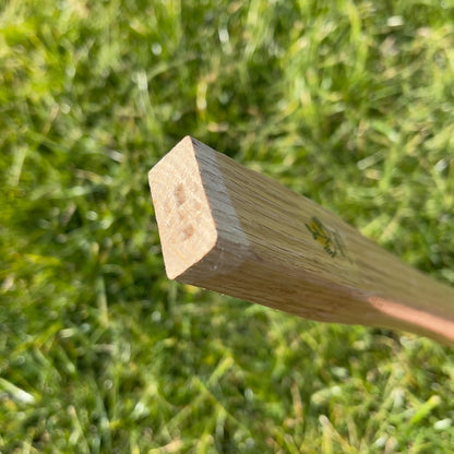 14 Inch Heavy Duty Wide Hoe, Japanese Carbon Steel with Oak Wooden Handle, Without Welding, Garden Tool for Digging, Weeding, and Planting