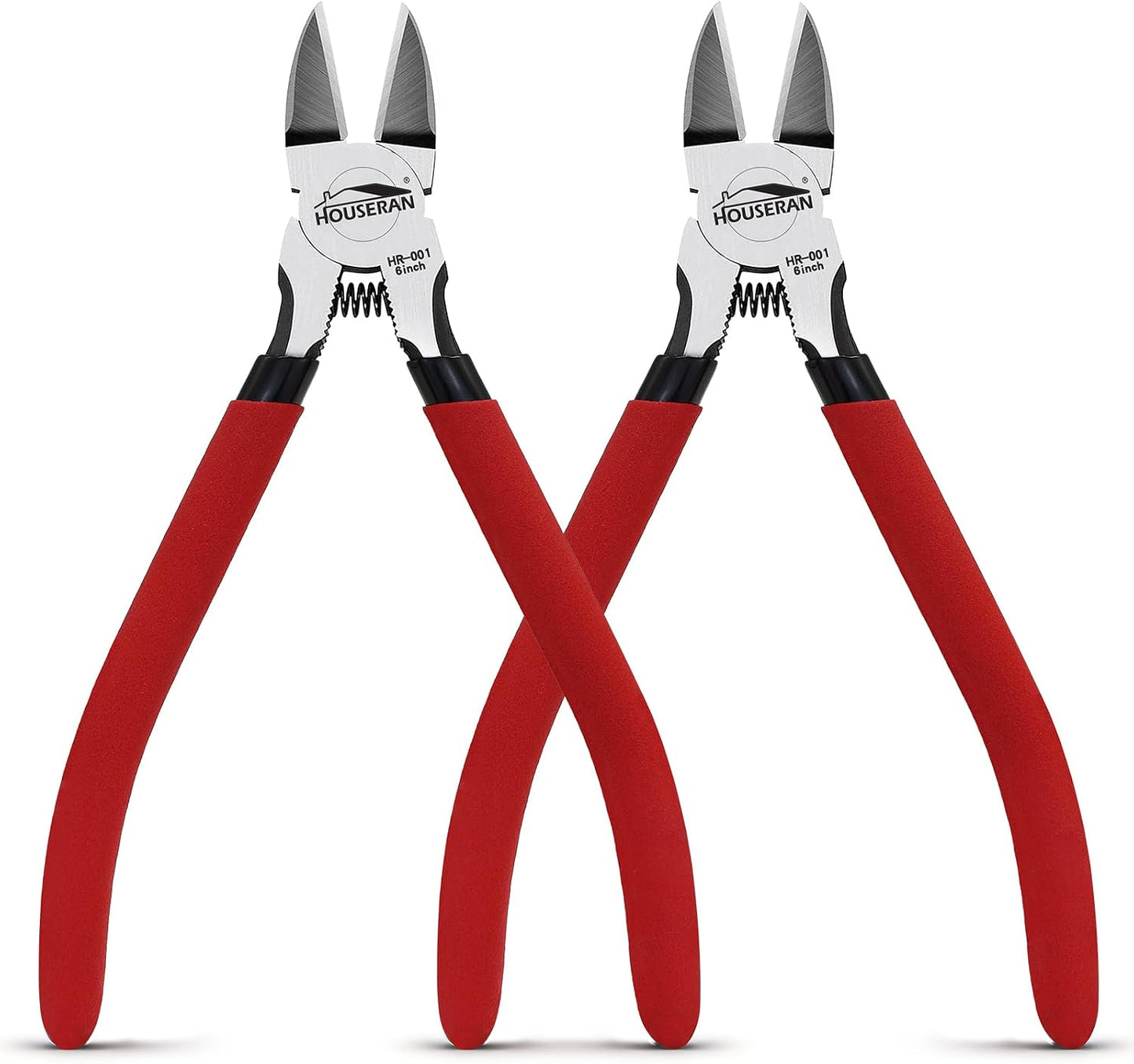 Wire Cutters 10 PACK, 6 inch, Side Cutters, Flush Cut Pliers