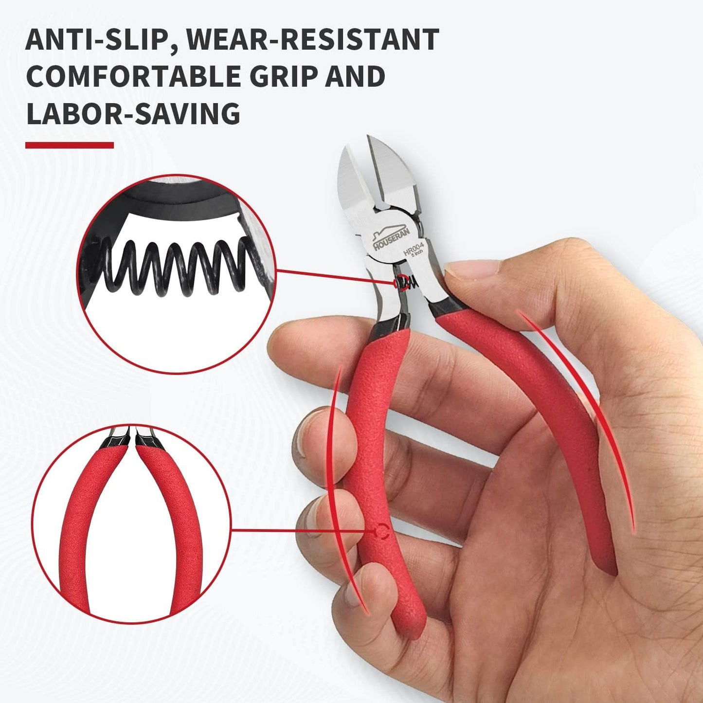 Wire Cutters 10 PACK, 6 inch, Side Cutters, Flush Cut Pliers
