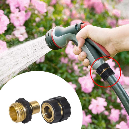 Garden Hose Quick Connector, 3/4 Inch Male and Female Garden Hose Fitting Quick Connector, 6 Set