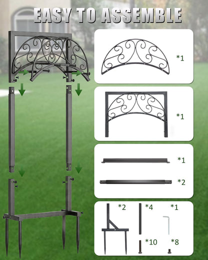 Heavy Duty Garden Hose Holder Freestanding Rustproof, Holds 150FT