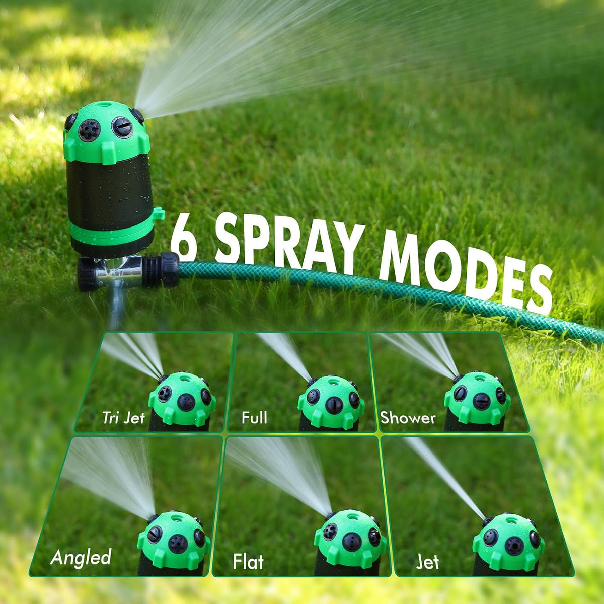 Gear Drive Sprinkler,Multi-Adjustable Lawn Sprinklers for Yard