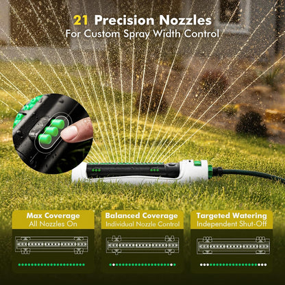 Gear Drive Sprinkler,Multi-Adjustable Lawn Sprinklers for Yard
