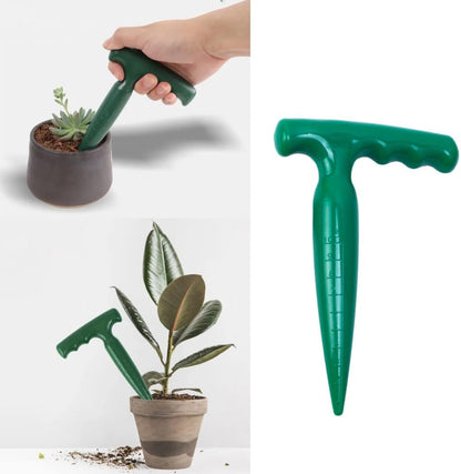 3 Pack Hand Dibber with 4 Inch Measuring Scale Small Plastic Seed Dibber Bulb Planter Tool Seed Planter Herb Seeds Planting Dibbers for Seedlings Vegetable Seeds Garden Kit Tulip Flower Bulbs