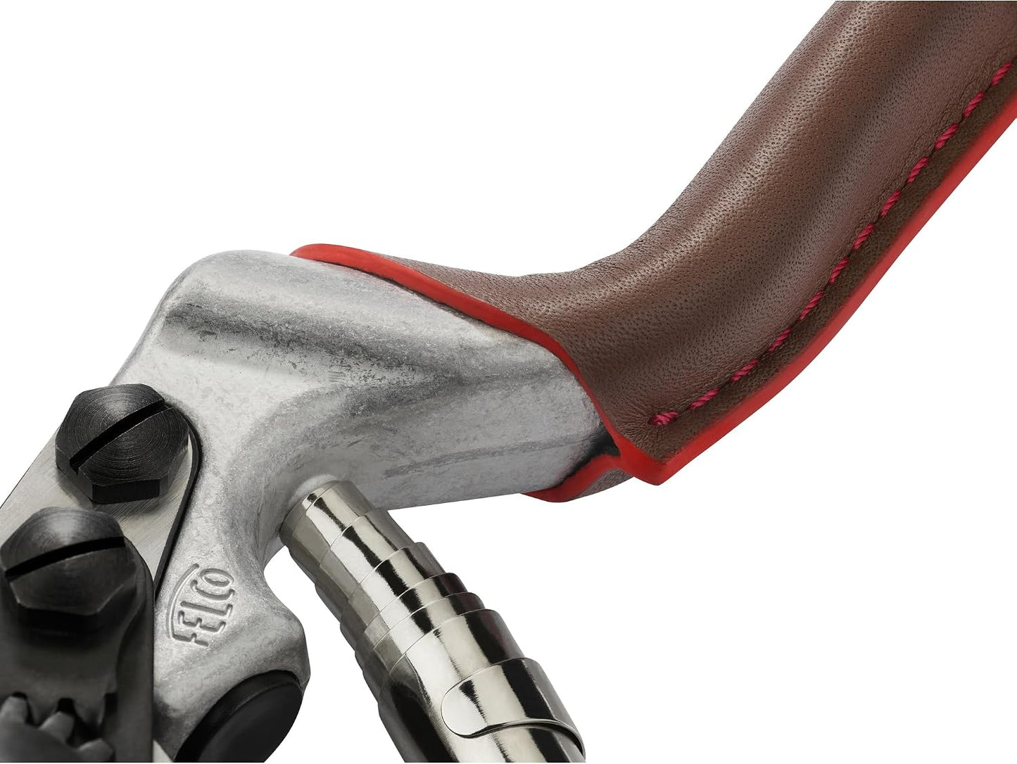 8 ELITE Pruning Shears – 8.3" Swiss-Made Garden Clippers with Leather-Wrapped Handle for Large Right Hand | Hand Pruners for Gardening | Garden Tool Cutter with Bypass Blade, Carbon Steel