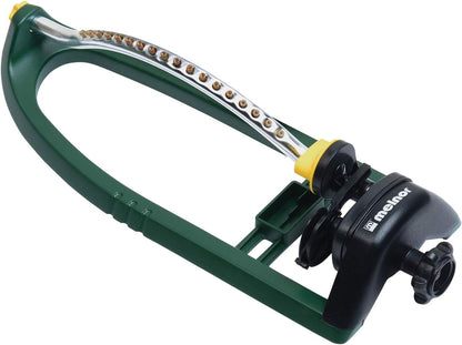65048-AMZ Oscillating Sprinkler with Brass Nozzles and QuickConnect Product Adapter Set, 3,400 sq. ft, Amazon Bundle
