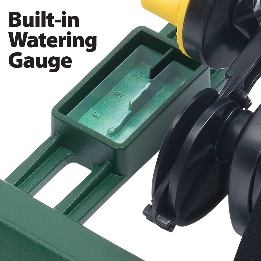 65048-AMZ Oscillating Sprinkler with Brass Nozzles and QuickConnect Product Adapter Set, 3,400 sq. ft, Amazon Bundle