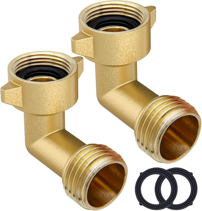 90 Degree Garden Hose Elbow, 2 Pack