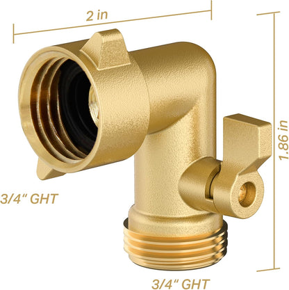 90 Degree Garden Hose Elbow, 2 Pack