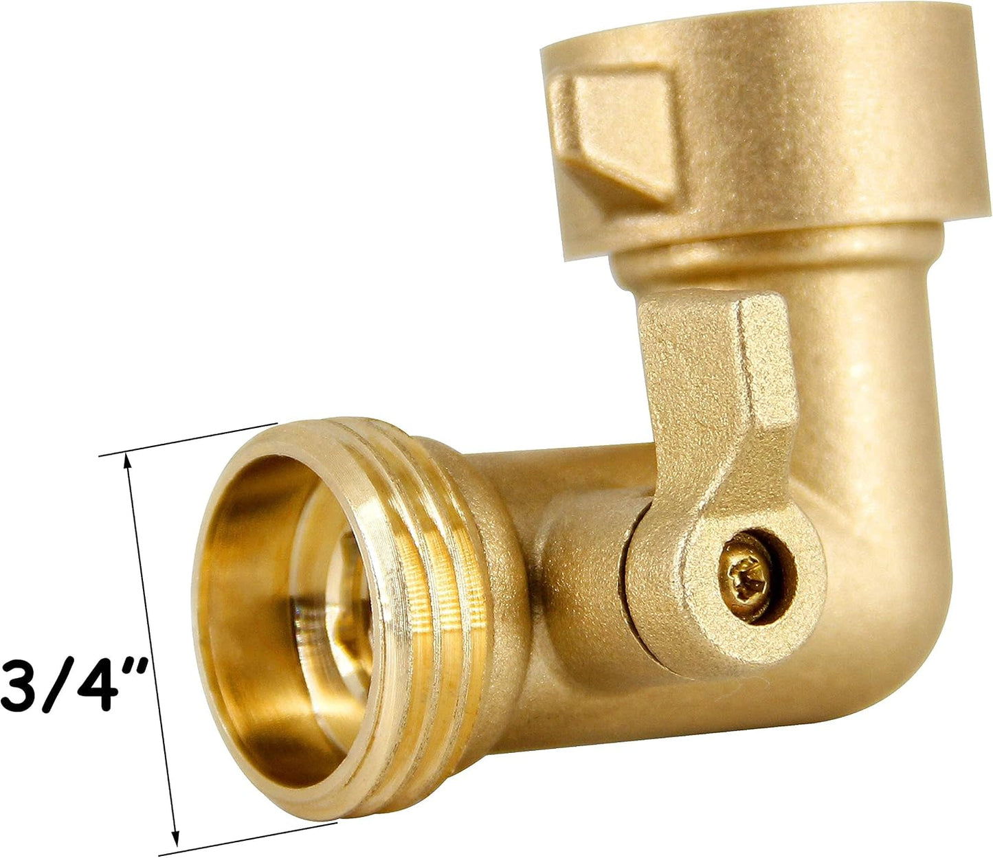 90 Degree Garden Hose Elbow, 2 Pack