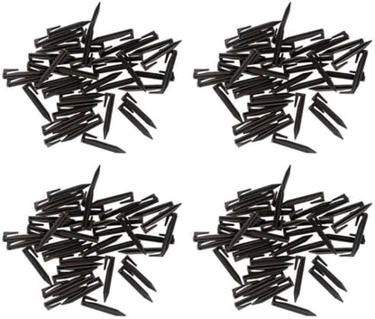 (100 Pcs) 3.3’’ Lawn Stake Kit Insert into Soil to Fix The Marginal Line, Garden Lawn Netting Camping Tent Home Gardening, Plastic Pegs for Installation Boundary Wire and Robot Lawn Mower
