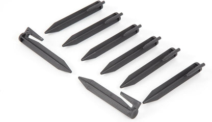(100 Pcs) 3.3’’ Lawn Stake Kit Insert into Soil to Fix The Marginal Line, Garden Lawn Netting Camping Tent Home Gardening, Plastic Pegs for Installation Boundary Wire and Robot Lawn Mower
