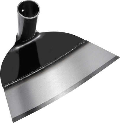 Garden Hoe Head, Hand Garden Tool for Weeding Replacement, Round Eye Grub Head for Planting Digging Loosening Soil, Heavy Duty Steel Field Tool for Yard Farm Vegetable 9.25 X 5.90 X 4.33 In
