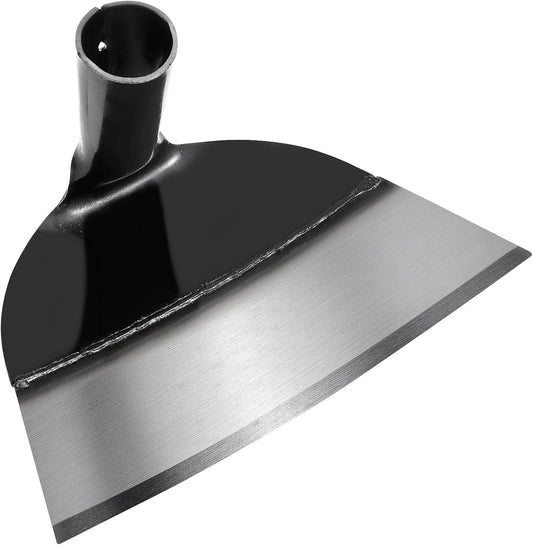 Garden Hoe Head, Hand Garden Tool for Weeding Replacement, Round Eye Grub Head for Planting Digging Loosening Soil, Heavy Duty Steel Field Tool for Yard Farm Vegetable 9.25 X 5.90 X 4.33 In