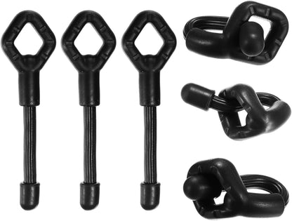 6-Pack Adjustable Plant Ties, 6inch/15.24cm Silicone Flexible Multi-Function Sturdy Garden Twist Tie for Plant Support/Tree/Shrub/Vine, Reusable Support Twine [Green]
