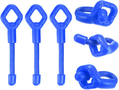 6-Pack Adjustable Plant Ties, 6inch/15.24cm Silicone Flexible Multi-Function Sturdy Garden Twist Tie for Plant Support/Tree/Shrub/Vine, Reusable Support Twine [Green]