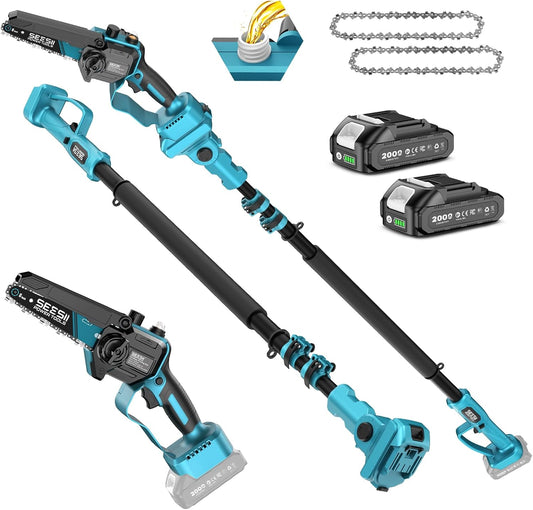 2-in-1 Electric Pole Saws for Tree Trimming