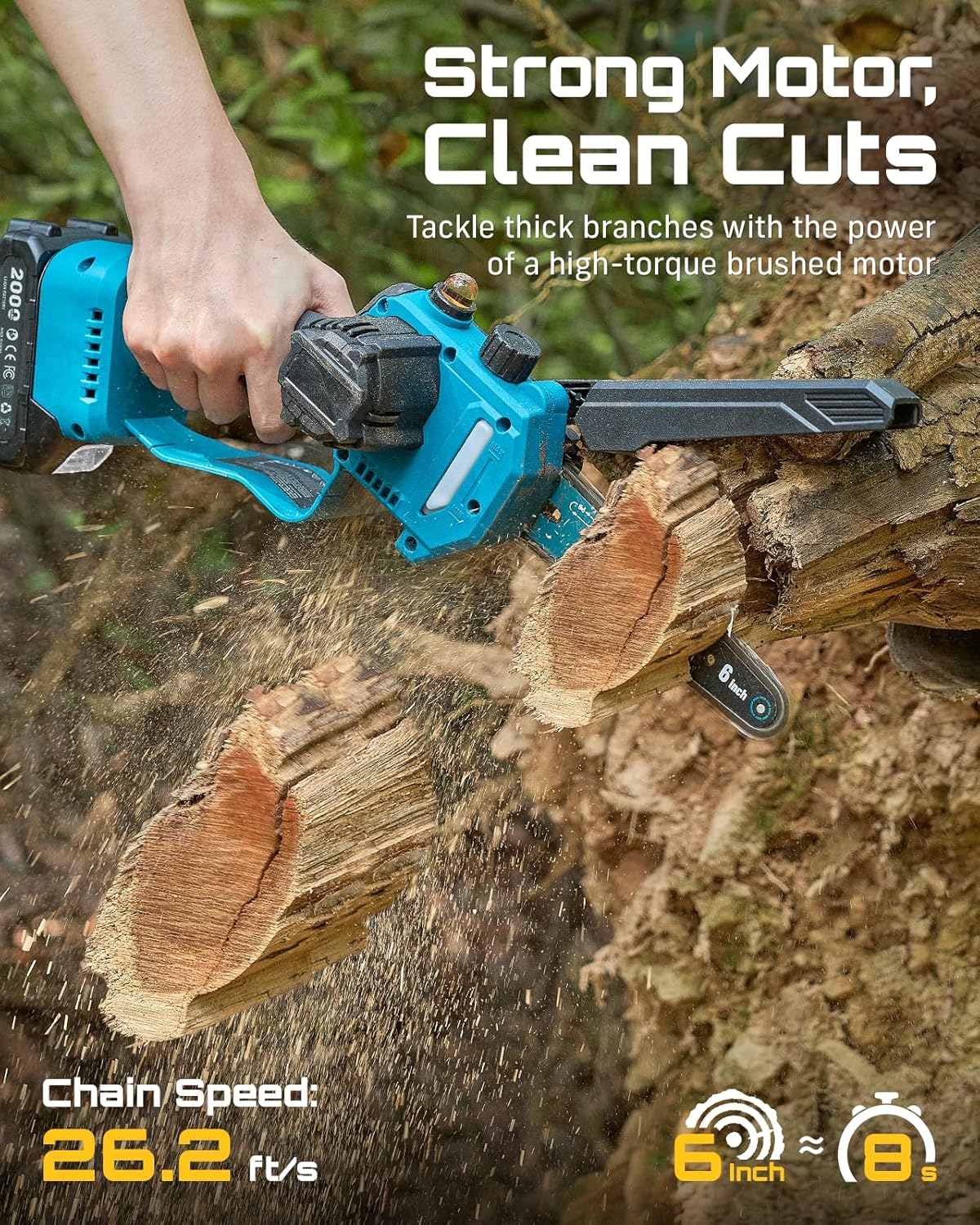 2-in-1 Electric Pole Saws for Tree Trimming