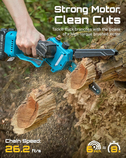 2-in-1 Electric Pole Saws for Tree Trimming