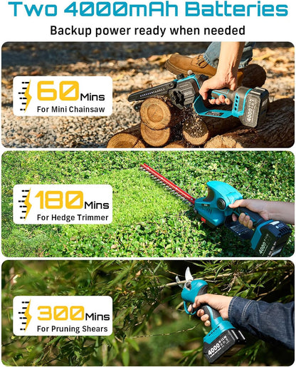 2-in-1 Electric Pole Saws for Tree Trimming