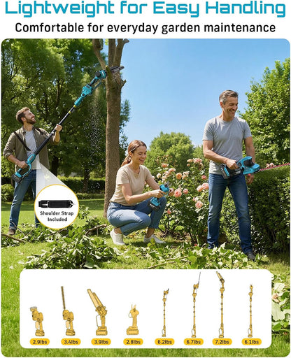 2-in-1 Electric Pole Saws for Tree Trimming