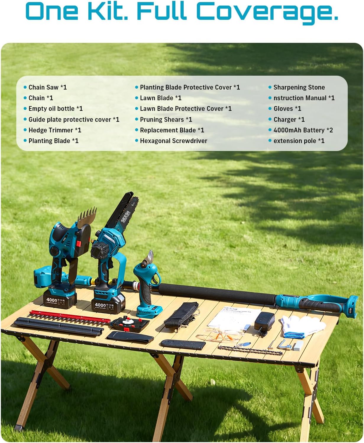 2-in-1 Electric Pole Saws for Tree Trimming