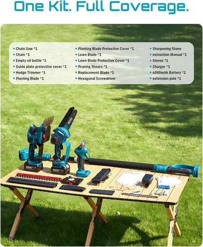 2-in-1 Electric Pole Saws for Tree Trimming