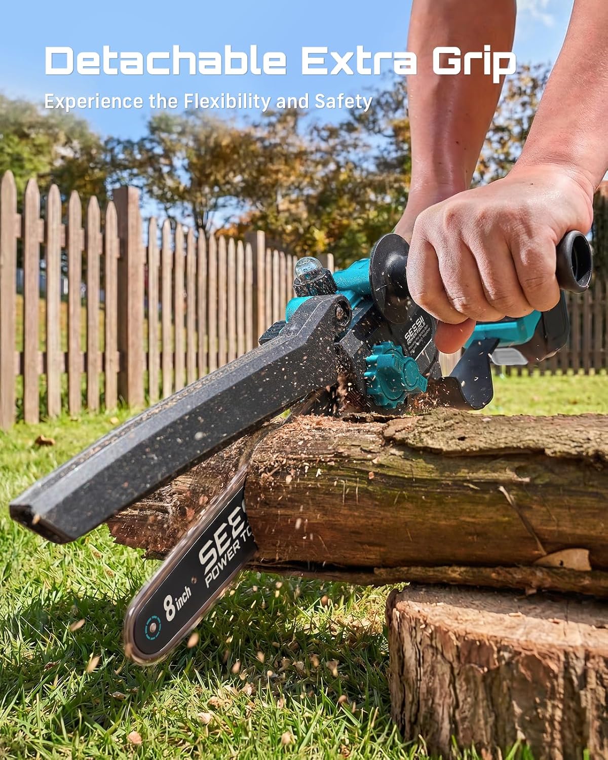 2-in-1 Electric Pole Saws for Tree Trimming