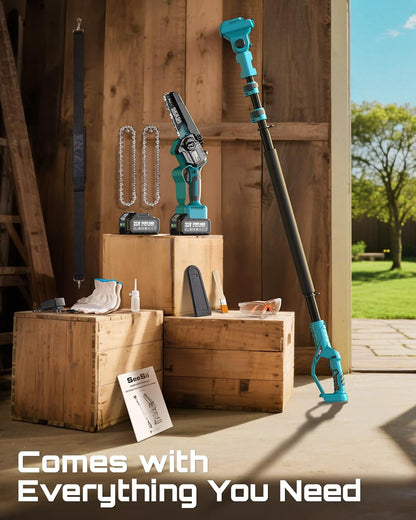 2-in-1 Electric Pole Saws for Tree Trimming