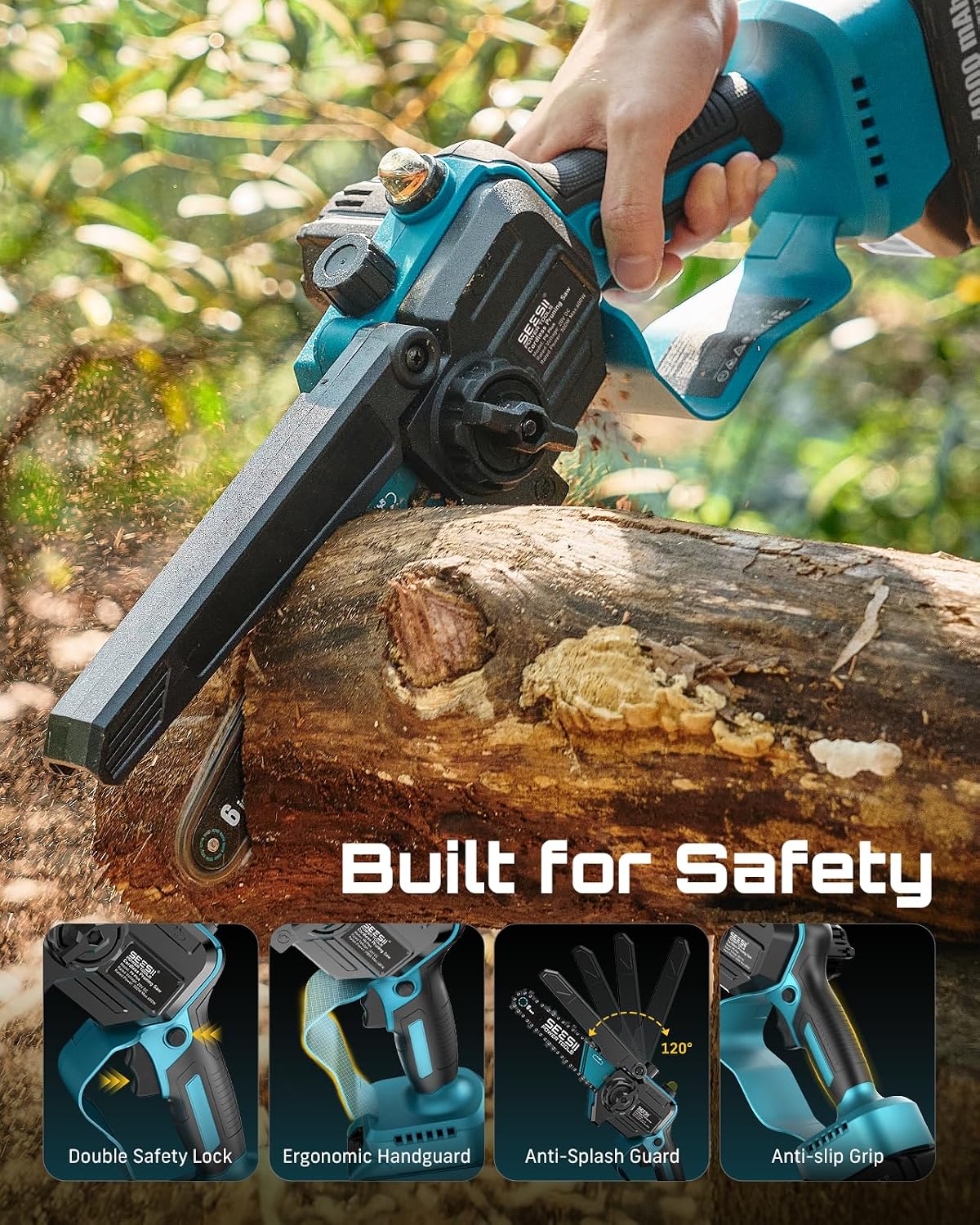 2-in-1 Electric Pole Saws for Tree Trimming