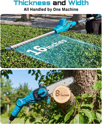 2-in-1 Electric Pole Saws for Tree Trimming