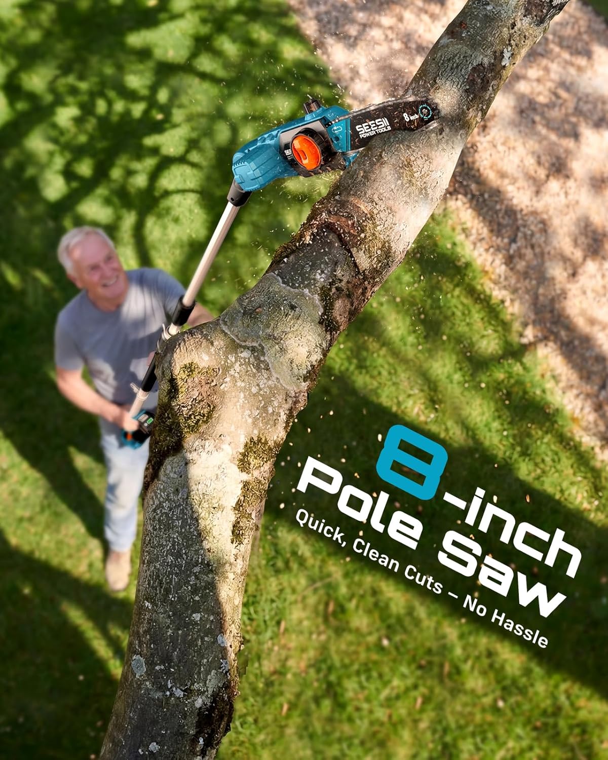 2-in-1 Electric Pole Saws for Tree Trimming