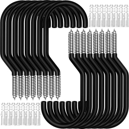 8-Pack Heavy Duty Bike Hook, Loading Capacity 100 LBS, 6 inch, Bike Hooks for Garage Wall and Garage Ceiling