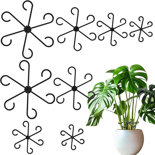 8 PCS Plant Stem Support – Reusable Plastic Plant Stem Holder for Monstera, Indoor Plant Support Clips, Gardening Accessories