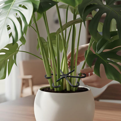 8 PCS Plant Stem Support – Reusable Plastic Plant Stem Holder for Monstera, Indoor Plant Support Clips, Gardening Accessories