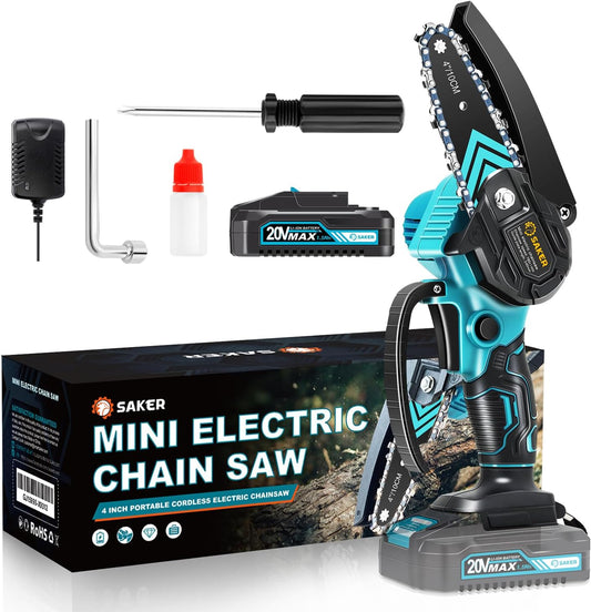 Mini Chainsaw Cordless,Portable Electric Chain Saw