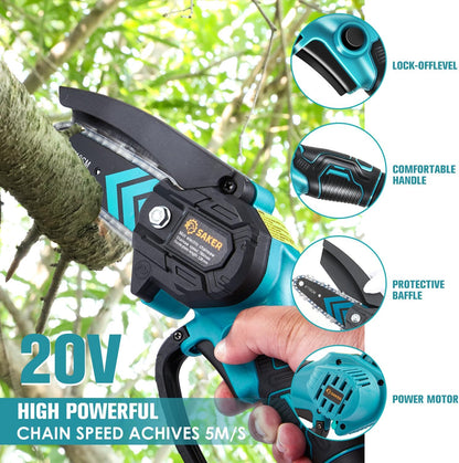 Mini Chainsaw Cordless,Portable Electric Chain Saw