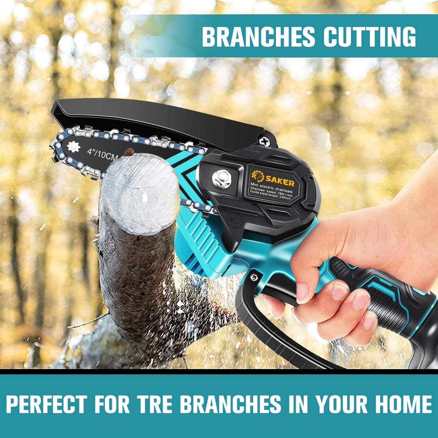 Mini Chainsaw Cordless,Portable Electric Chain Saw