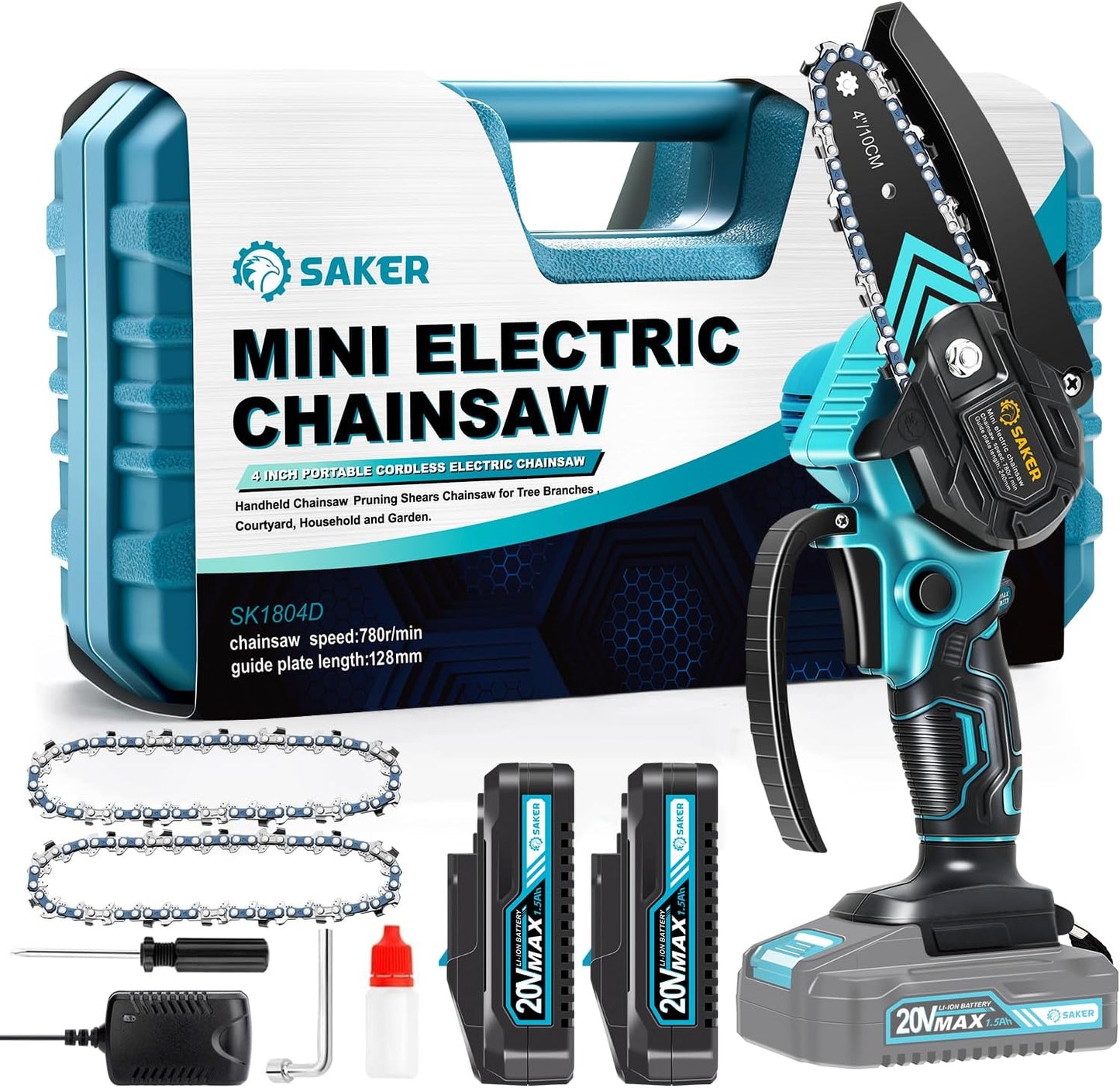 Mini Chainsaw Cordless,Portable Electric Chain Saw