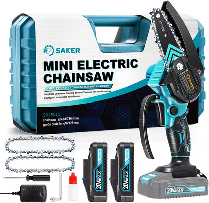 Mini Chainsaw Cordless,Portable Electric Chain Saw
