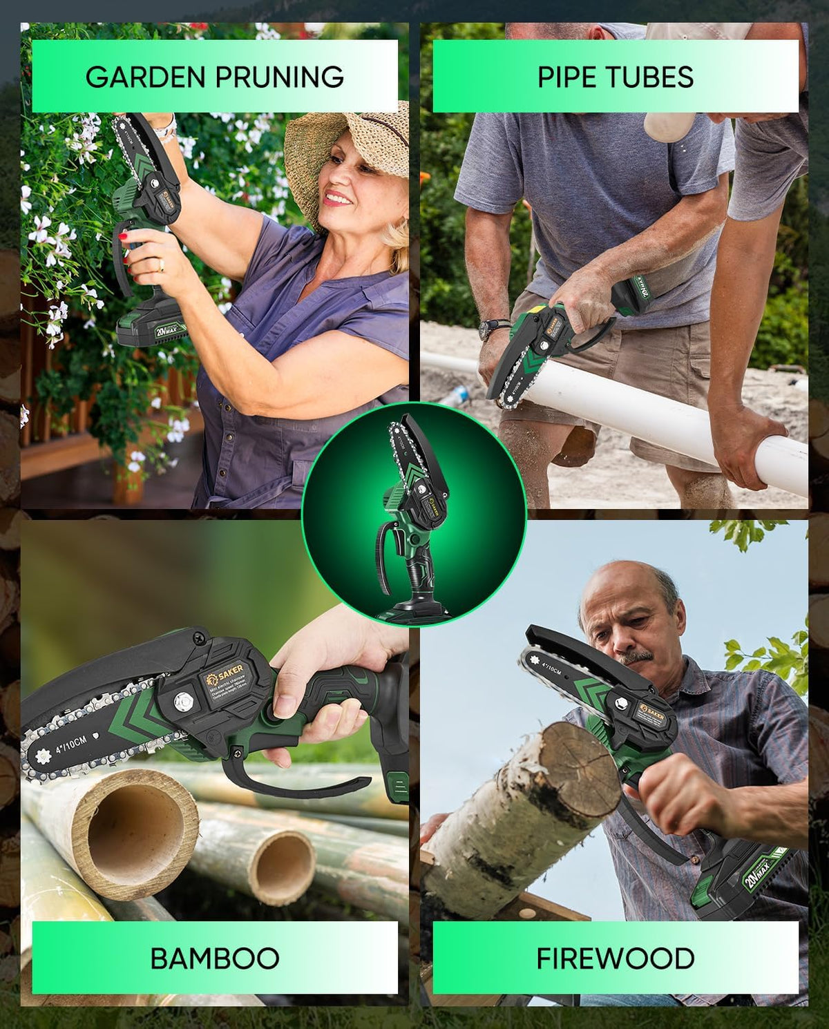 Mini Chainsaw Cordless,Portable Electric Chain Saw