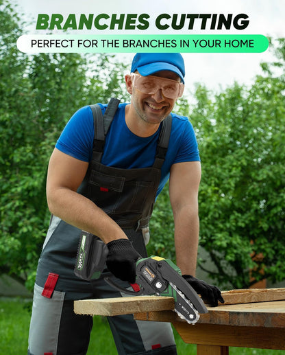 Mini Chainsaw Cordless,Portable Electric Chain Saw