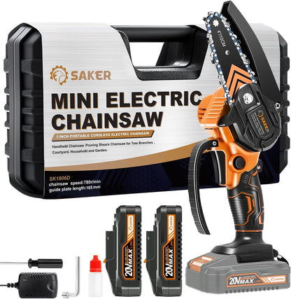 Mini Chainsaw Cordless,Portable Electric Chain Saw