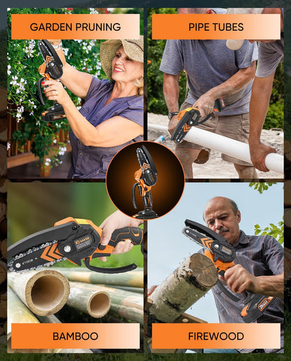 Mini Chainsaw Cordless,Portable Electric Chain Saw